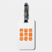 Die 9 Leben der Emoji-Katze Gepäckanhänger (Rückseite vertikal)