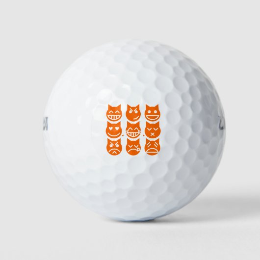 Die 9 Leben der Emoji-Katze Golfball (Vorderseite)
