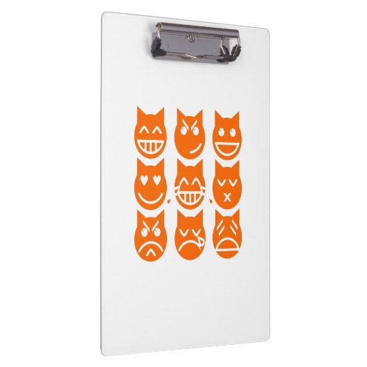 Die 9 Leben der Emoji-Katze Klemmbrett (Rechts)