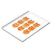 Die 9 Leben der Emoji-Katze Notizblock (Linke Seite)