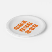 Die 9 Leben der Emoji-Katze Pappteller (Schrägansicht)