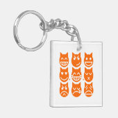 Die 9 Leben der Emoji-Katze Schlüsselanhänger (Vorderseite links)