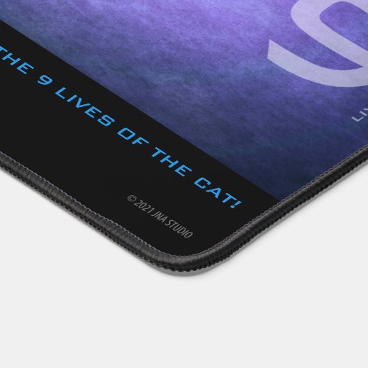 Die 9 Leben der Katze Schreibtischunterlage (Ecke)
