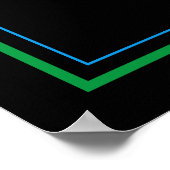 Die 9 Lebenden des Katzenposters Poster (Ecke)