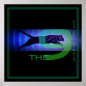 Die 9 Lebenden des Katzenposters Poster (Vorne)