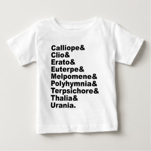 Die 9 Mäuse, die von der griechischen Mythologie Baby T-shirt