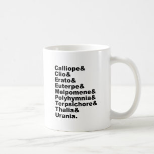 Die 9 Mäuse, die von der griechischen Mythologie p Kaffeetasse