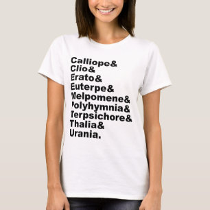Die 9 Musen, wie sie durch die griechische Mytholo T-Shirt