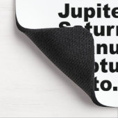 Die 9 Planeten des Sonnensystems (vor 2006) Mousepad (Ecke)