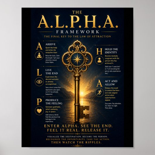 Die A.L.P.H.A. Poster (Vorne)