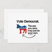 DIE A S, DIE SIE GERETTET HABEN, KÖNNEN IHR EIGENE POSTKARTE (Vorne/Hinten)