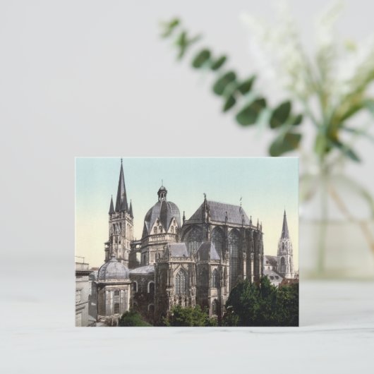 Die Aachener Kathedrale Postkarte (Stehend Vorderseite)