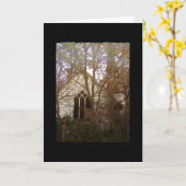 Die abandonierte Kirche Karte (Gelbe Blume)