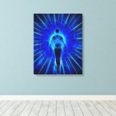 Die Abbildung geht aus dem Licht Leinwanddruck (Insitu (Holzboden))