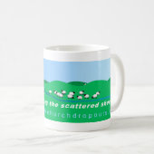 Die ABCD Fahne auf weißer Tasse (VorderseiteRechts)