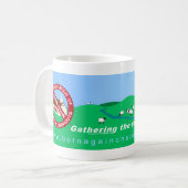 Die ABCD Fahne auf weißer Tasse (Vorderseite Links)