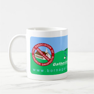 Die ABCD Fahne auf weißer Tasse