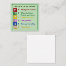 Die ABCs der Rettung Begleitkarte