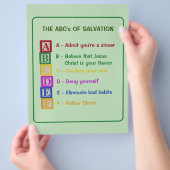 Die ABCs der Rettung Flyer (Hand)