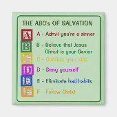 Die ABCs der Rettung Magnet (Vorne)