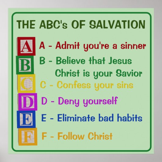 Die ABCs der Rettung Poster (Vorne)