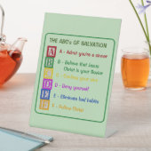 Die ABCs der Rettung Sockelschild (In Situ)