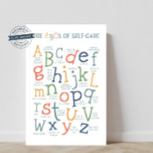 Die ABCs des sozialen Lernens der Selbstversorgung Poster