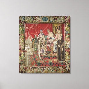 Die Abdankung Charles V Leinwanddruck