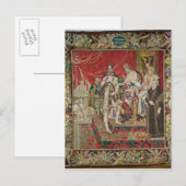 Die Abdankung Charles V Postkarte (Vorne/Hinten)
