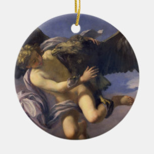 Die Abduktion von Ganymede, 1700 (Öl auf Leinwand Keramikornament