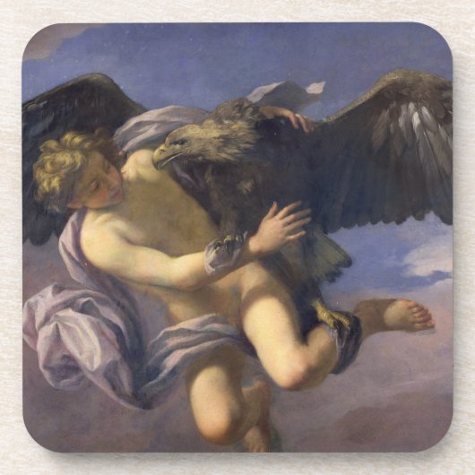 Die Abduktion von Ganymede, 1700 (Öl auf Leinwand) Untersetzer (Vorderseite)