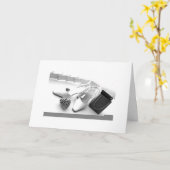 DIE "ABEND FASHION" DER FRAU WÜNSCHT KARTE (Gelbe Blume)