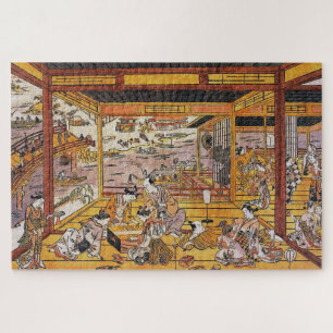Die Abendkühle an der Ryōgoku-Brücke  Puzzle