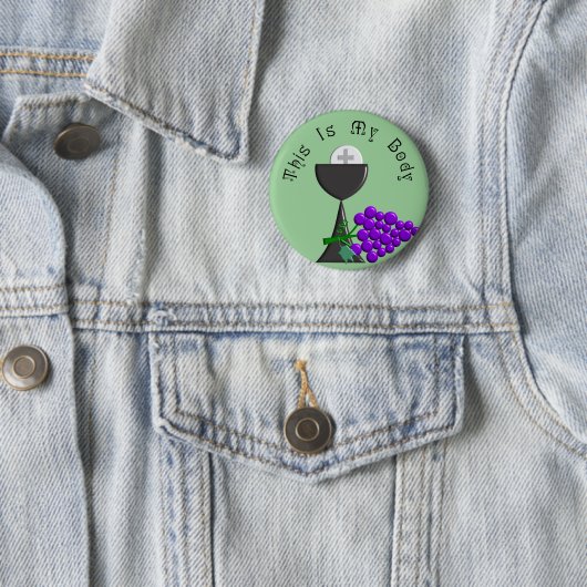 Die Abendmahl-Chalice-u. Button (Beispiel)