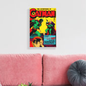 Die Abenteuer der Cat-Man-Leinwand drucken Leinwanddruck (Insitu (Wohnzimmer))
