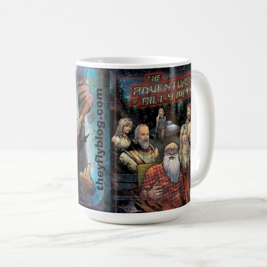 Die Abenteuer von Billy Meier im Web-Comic Kaffeetasse (VorderseiteRechts)