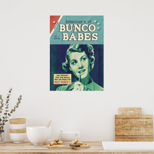 Die Abenteuer von Bunco Babes Poster (Küche)