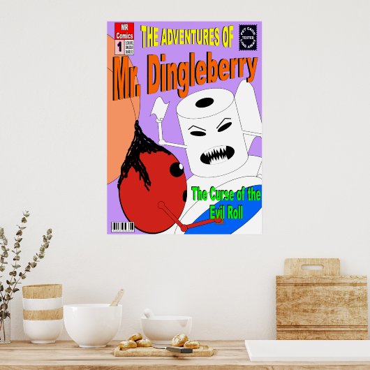 Die Abenteuer von Herrn Dingleberry Poster (Küche)