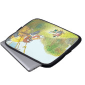 Die Abenteuer von Ted, von Ed und von Caroll Laptopschutzhülle (Vorne Knopf)