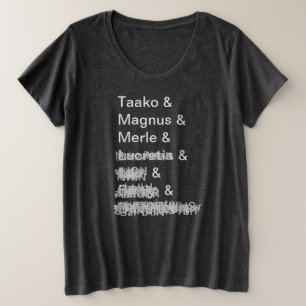 Die Abenteuerzone Große Größe T-Shirt