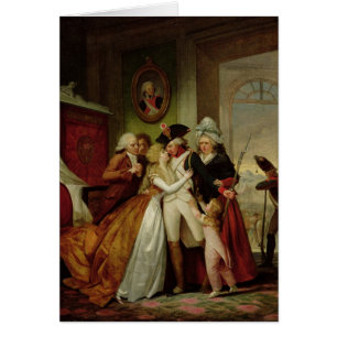 Die Abfahrt der Freiwilligen