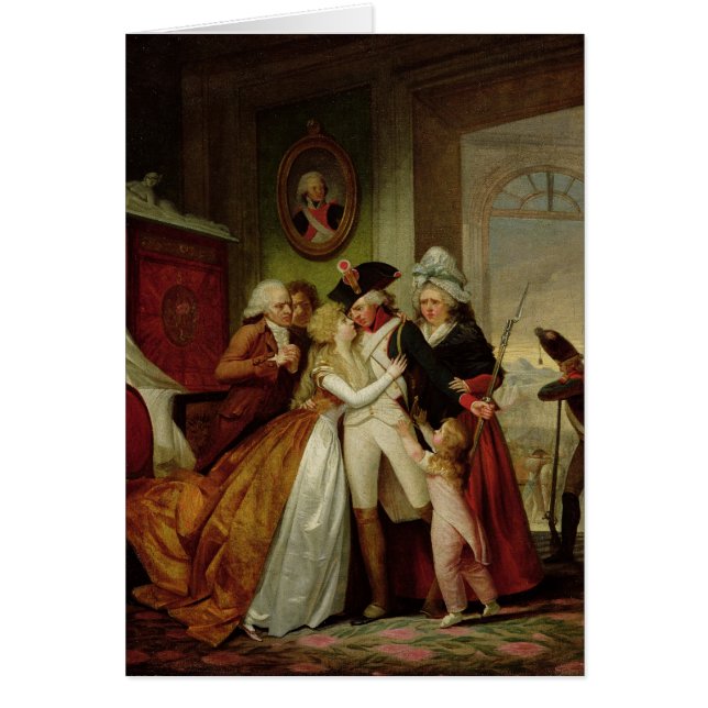 Die Abfahrt der Freiwilligen (Vorne)