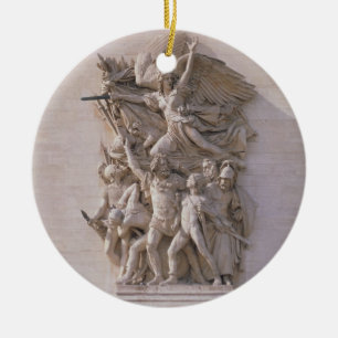 Die Abfahrt der Freiwilligen im Jahre 1792 oder Keramik Ornament
