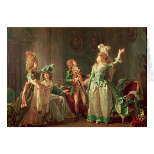 Die Abfahrt des Dragoner-Schutzes, 1774-1819 (Vorderseite (Horizontal))