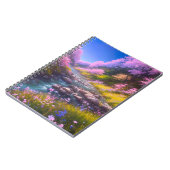 Die Abfahrt des Streams durch den Cherry-Blossom-B Notizblock (Linke Seite)