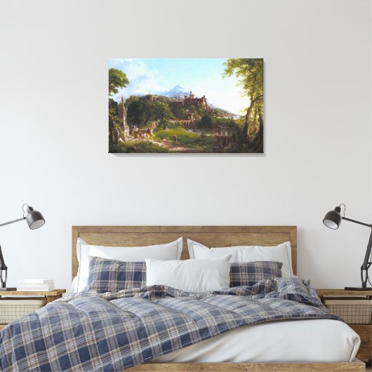 Die Abfahrt durch ThomasCole Leinwanddruck (Insitu (Schlafzimmer))
