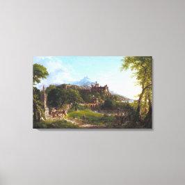 Die Abfahrt durch ThomasCole Leinwanddruck