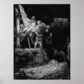 Die Abfahrt vom Kreuz mit einer Torche, 1654 Poster (Vorne)