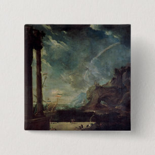 Die Abfahrt von Aeneas von Karthago Button