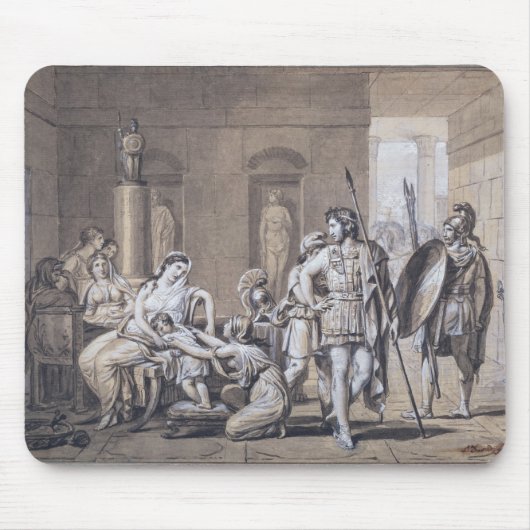 Die Abfahrt von Hector, c.1812 Mousepad (Vorne)